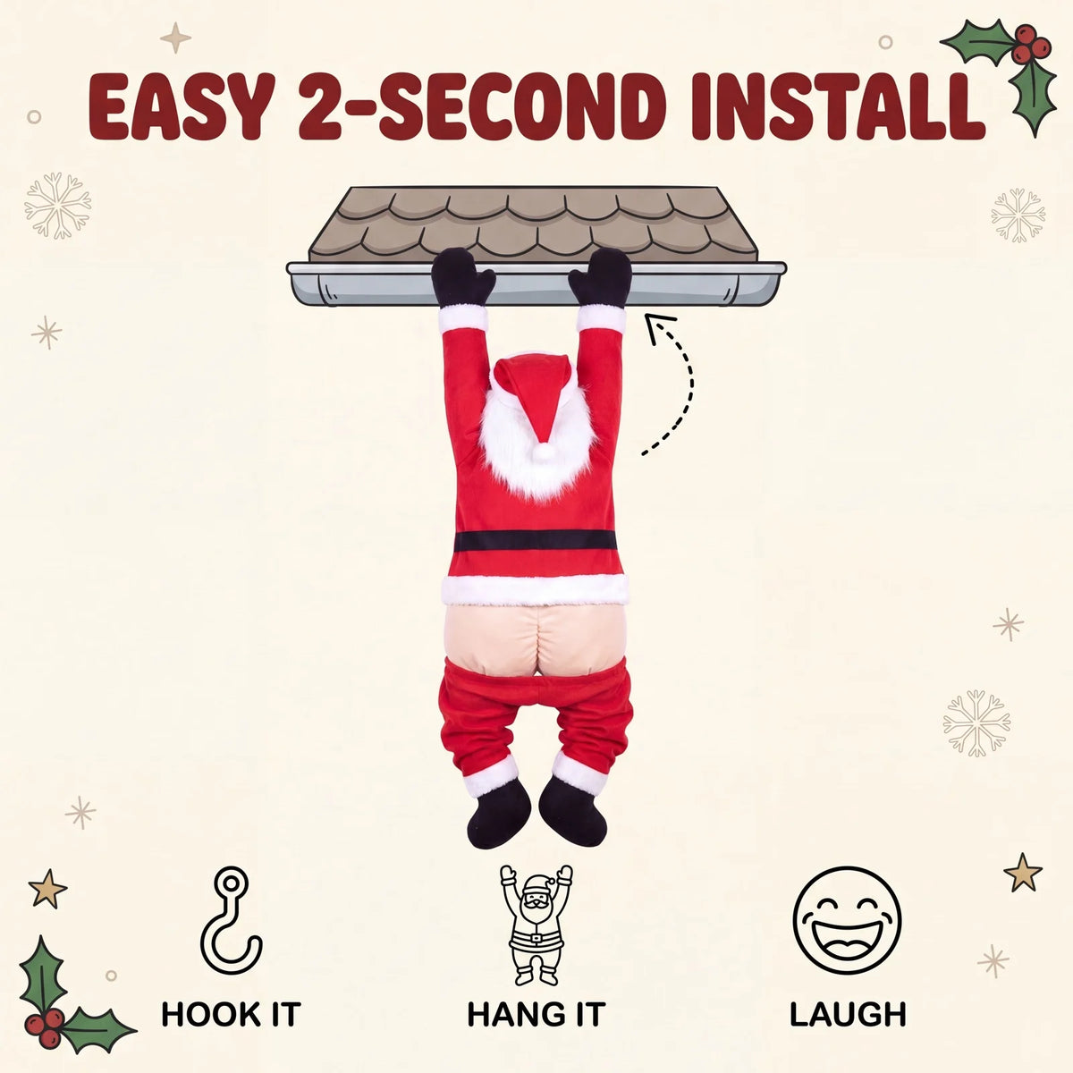 Hanging Santa