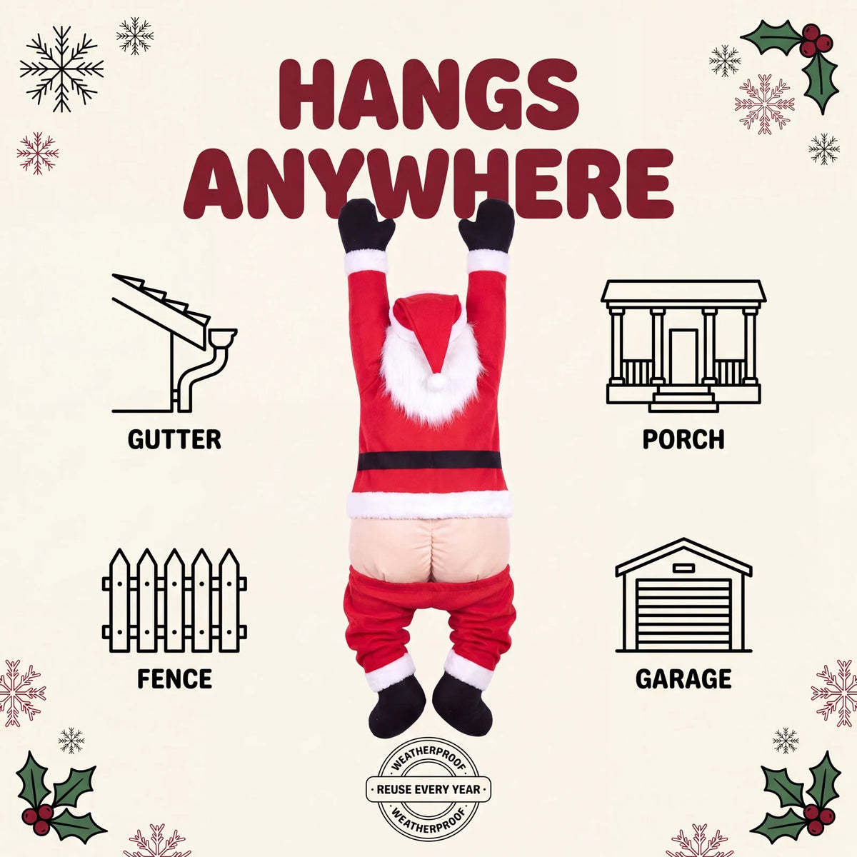 Hanging Santa
